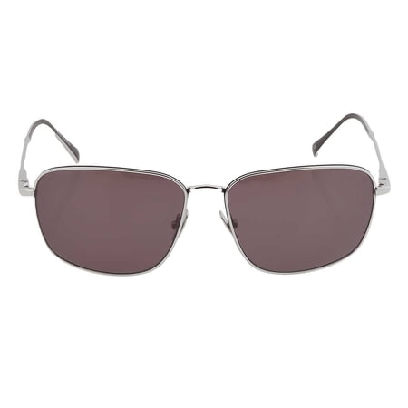 John Varvatos Grey Rectangular Men's Sunglasses V548 SIL 59