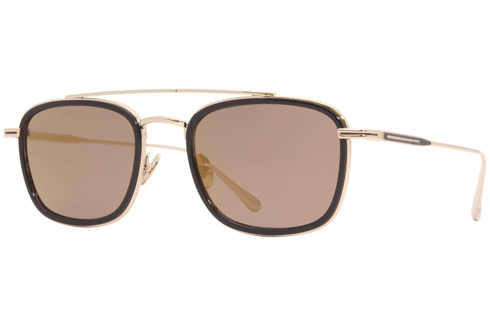 John Varvatos Men's V529 V/529 Black/Tortoise Fashion Rectangle Sunglasses 52mm
