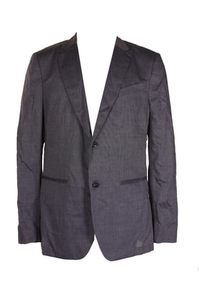 Mens Grey Lightweight Cotton Blazer 44