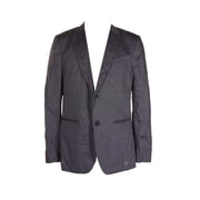 John Varvatos Mens Grey Lightweight Cotton Blazer 44