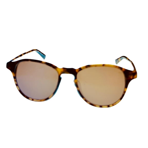 John Varvatos Men's Tokyo Tortoise Plastic Round Polarized Sunglasses