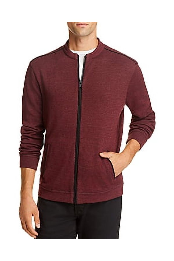 PORT Double-Knit Zip-up Sweater, US Medium