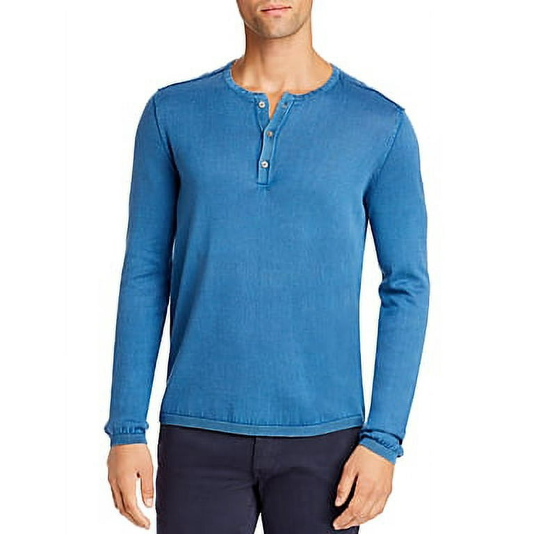 John varvatos top long sleeve henley