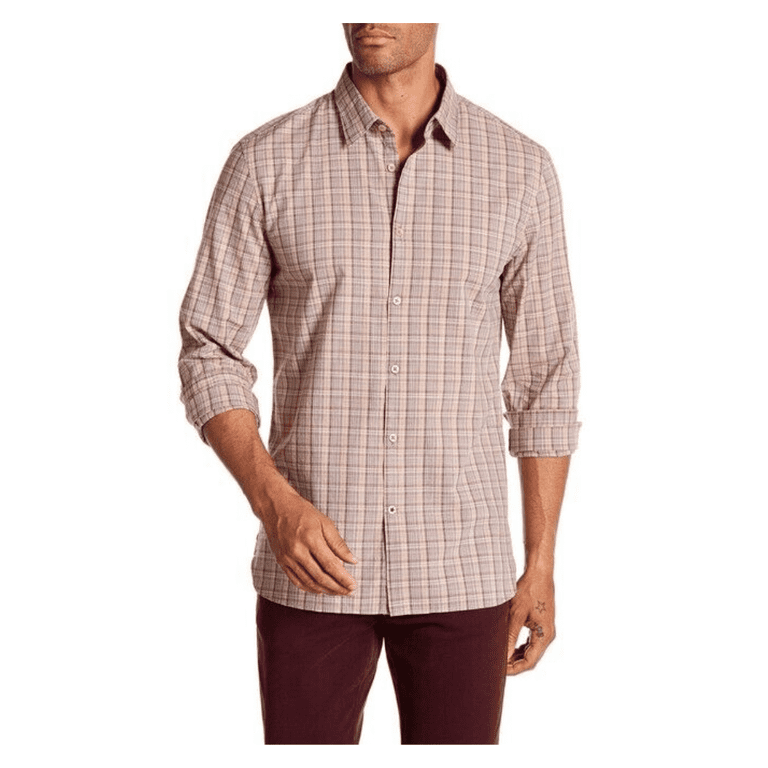 green emerald velvet dress John Varvatos Men's Moore Shirt