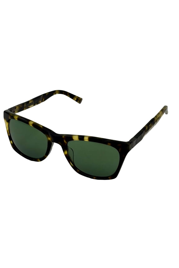 V515OLT53 Mirrored Square Sunglasses Olive Tortise