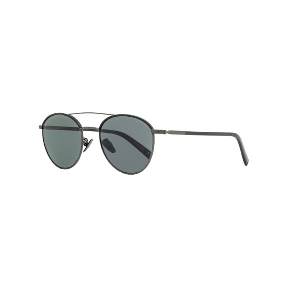 John Varvatos Windsor Sunglasses V518 BLG Black/Gunmetal Polarized 53mm 518