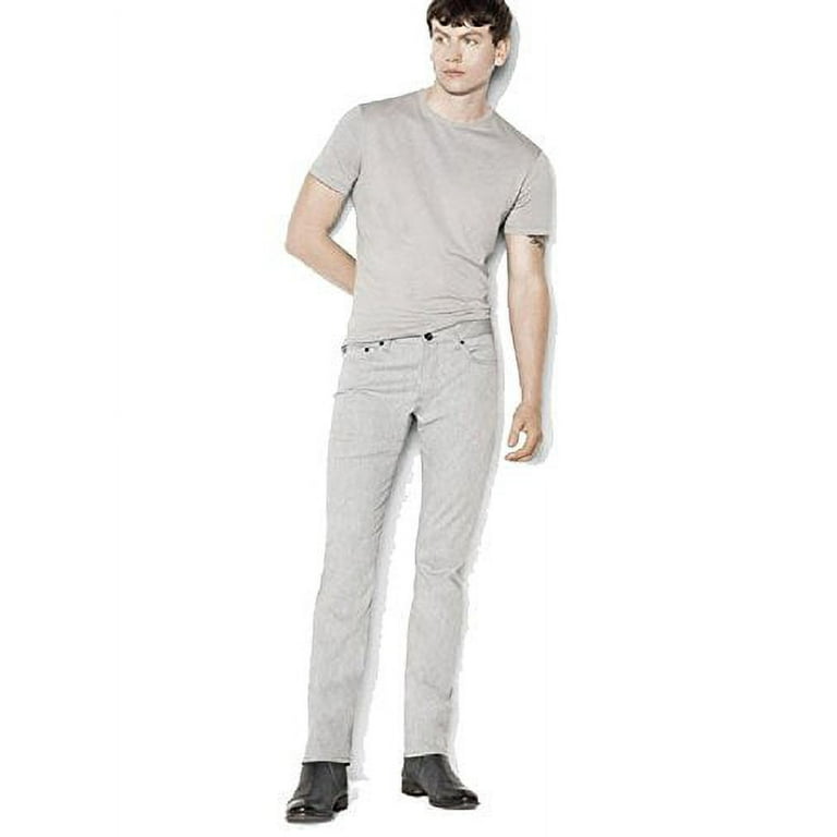 John Varvatos Woodward Cotton Stretch Jean Griffin Grey 36 RG