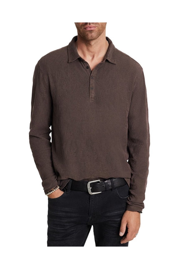 mens Adam Polo, XL, Brown