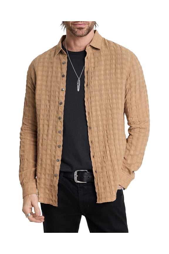 mens Button Slim Fit Shirt, s