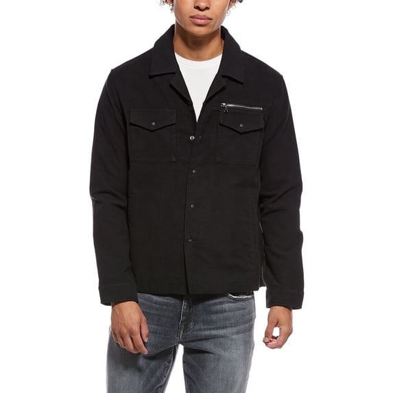 John Varvatos mens Callum Jacket, 52, Black