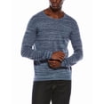 thumbnail image 1 of John Varvatos mens  Erik Linen Blend Crewneck Shirt, XL, Blue, 1 of 3