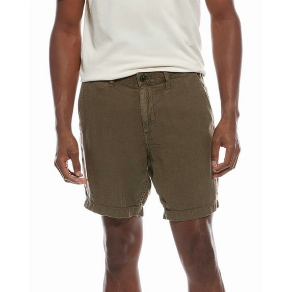 John Varvatos mens Johnny Flat Front Short, 31, Green