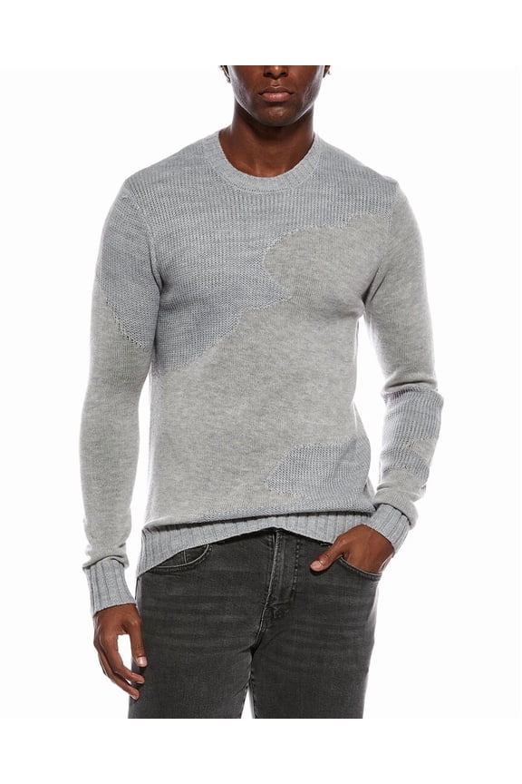 mens Rector Wool-Blend Crewneck Sweater, XXL, Gray