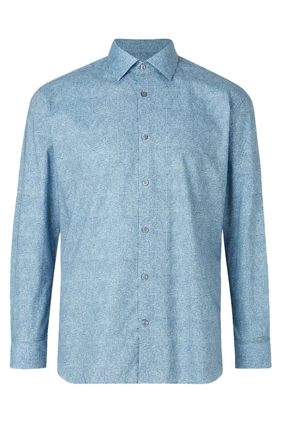 mens  Regular Fit Denim Dress Shirt, 16 L