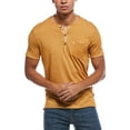 thumbnail image 1 of John Varvatos mens  Rex Henley, XL, Brown, 1 of 3
