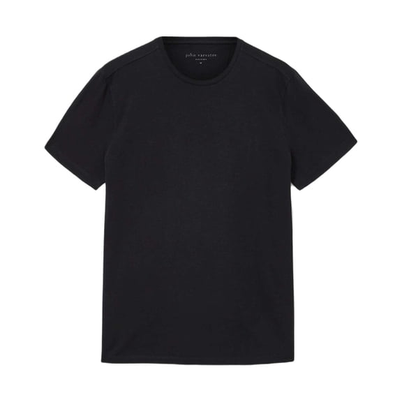 John Varvatos mens  Rue Mercerized Shirt, m, Black