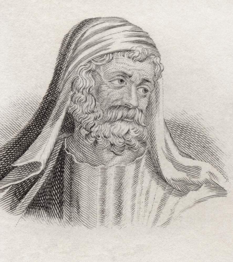 John Vi Kantakouzenos 1292 To 1383 Byzantine Emperor From Crabbes Historical Dictionary Published 1825 Canvas Art - Ken Welsh Design Pics (13 x 15)