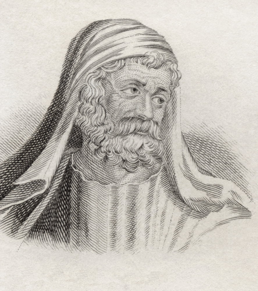 John Vi Kantakouzenos 1292 To 1383 Byzantine Emperor From Crabbes Historical Dictionary Published 1825 Canvas Art - Ken Welsh Design Pics (26 x 30)