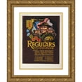 thumbnail image 1 of John W. Sheeres 19x24 Gold Ornate Framed and Double Matted Museum Art Print Titled - Regulars - They Were in it at the First - There to the Last, and with Old Glory All the Way Through (1919, 1 of 4