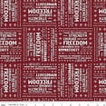 thumbnail image 1 of John Wayne Americana Red Cotton Fabric, 1 of 1
