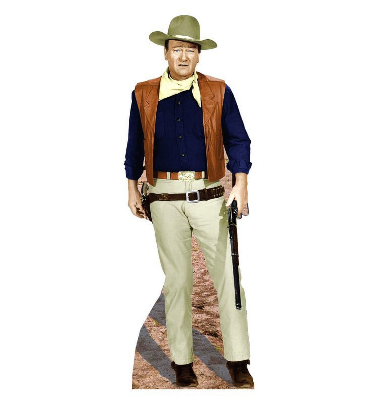 Life-Size John Wayne Cardboard Standup with Rifle