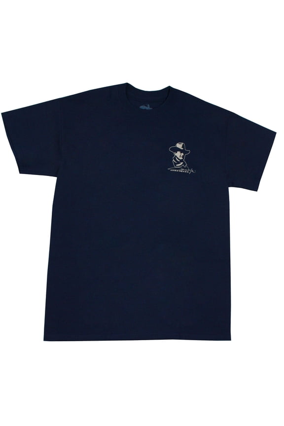 John Wayne I'm the Stuff Men are Made of Men's Navy Blue T-Shirt, Medium