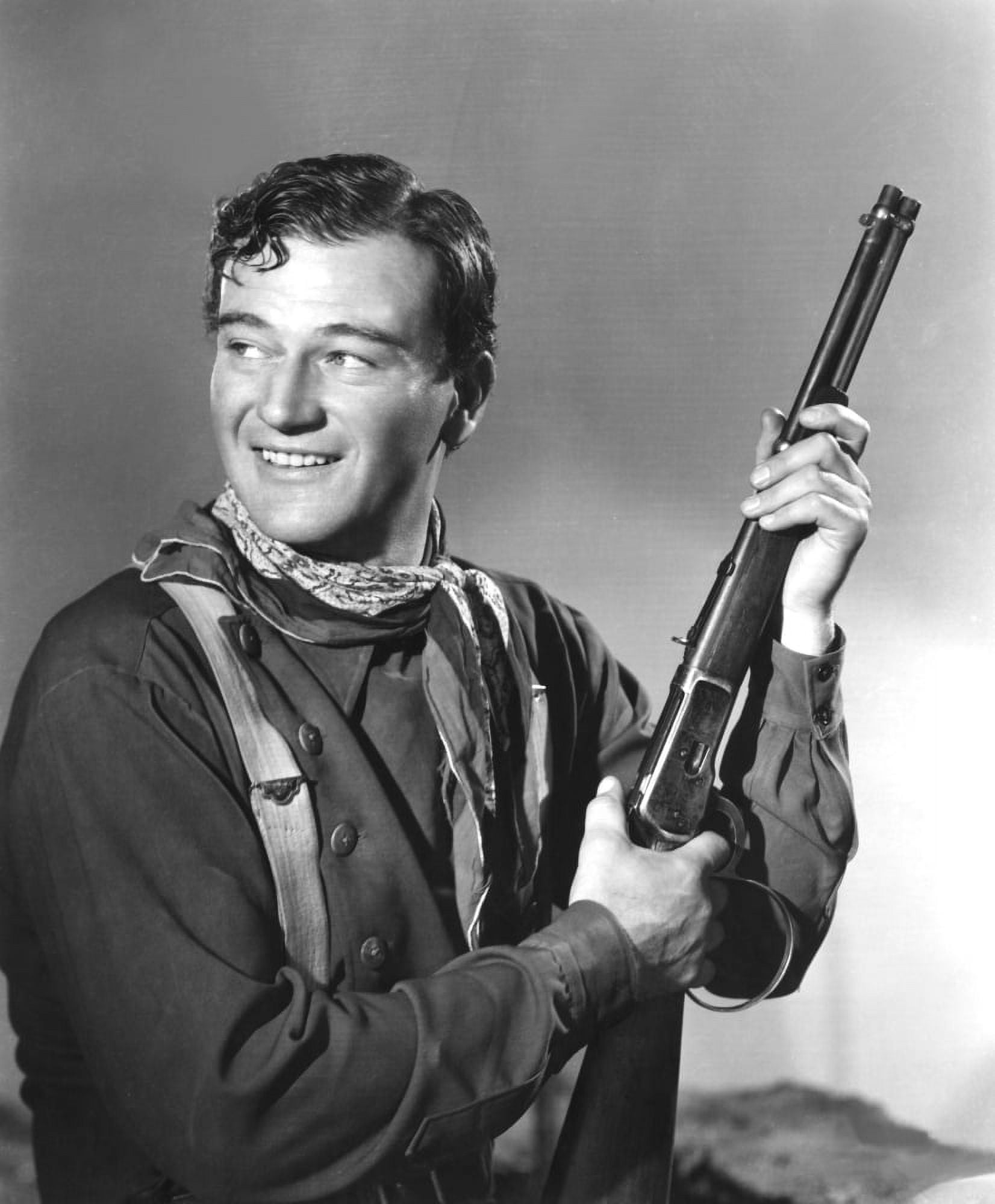 John Wayne In Costume For Stagecoach Canvas Art - (16 x 20)