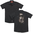 thumbnail image 1 of John Wayne/Painted Portrait (Back Print) Adult Work Shirt Black, 1 of 3