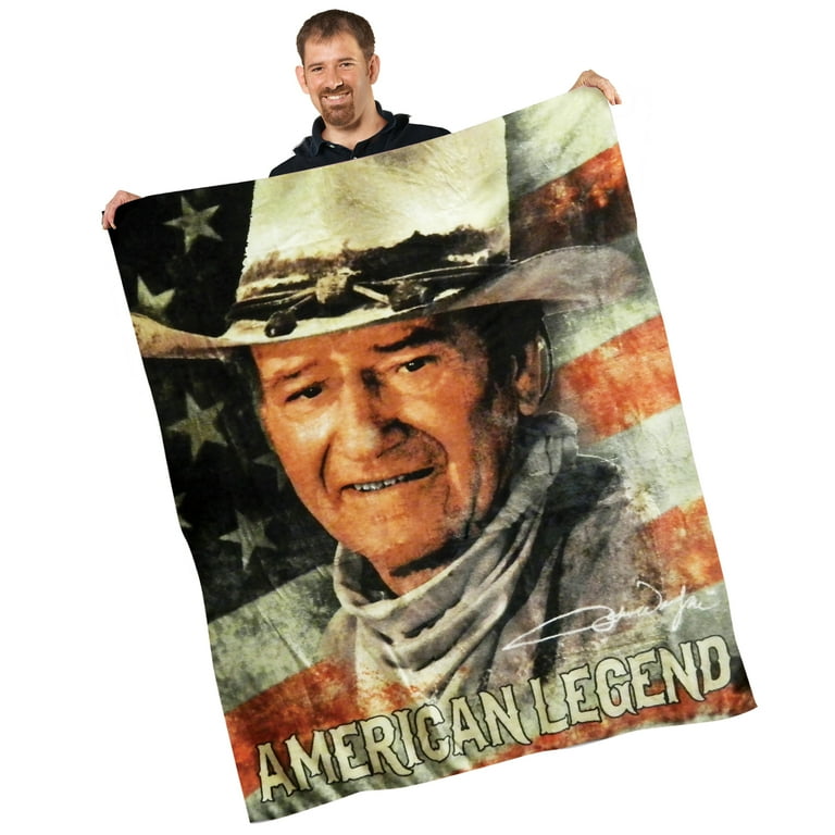 John Wayne The American Legend Polyester Throw Blanket Walmart