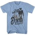 thumbnail image 1 of John Wayne The Duke Light Blue Heather Adult T-Shirt 2Xl, 1 of 2