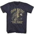 thumbnail image 1 of John Wayne The Duke Navy Heather Adult T-Shirt, 1 of 2