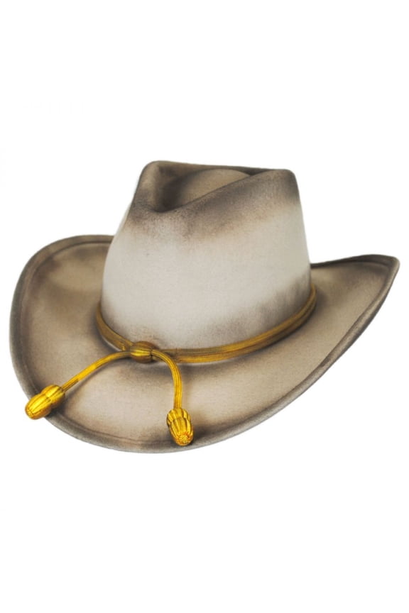 John Wayne The Fort Wool Felt Crushable Western Hat - Silverbelly - S - Silverbelly