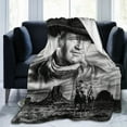 thumbnail image 1 of John Wayne Throw Blanket 60"X50" Soft Flannel Lightweight Plush Air Conditioner Quilt Suitable For Sofa,Living Room,Bedroom,Double Bed, 1 of 4