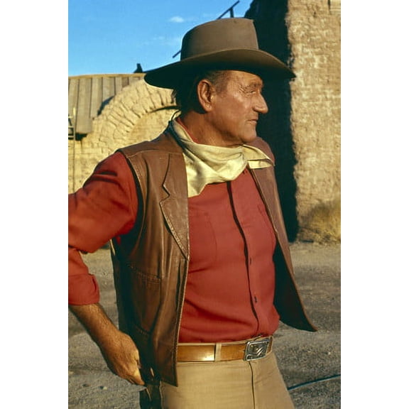 John Wayne iconic image legend in profile 24x36 Poster