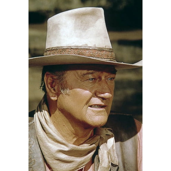 John Wayne in Big Jake iconic Western portrait in stetson 24x36 Poster