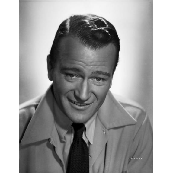 John Wayne in coat and tie Photo Print (24 x 30)