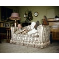 thumbnail image 1 of John Wayne relaxing on couch with moustache vintage image 24x36 Movie Poster HD Aluminum Wall Art, 1 of 1
