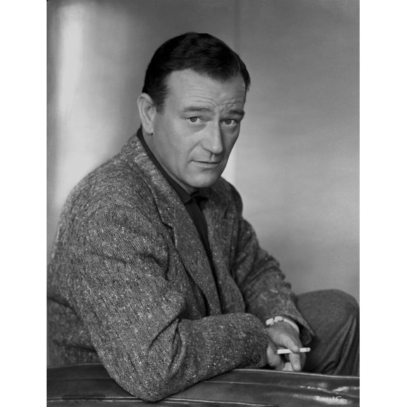 John Wayne sitting down portrait Photo Print (8 x 10)