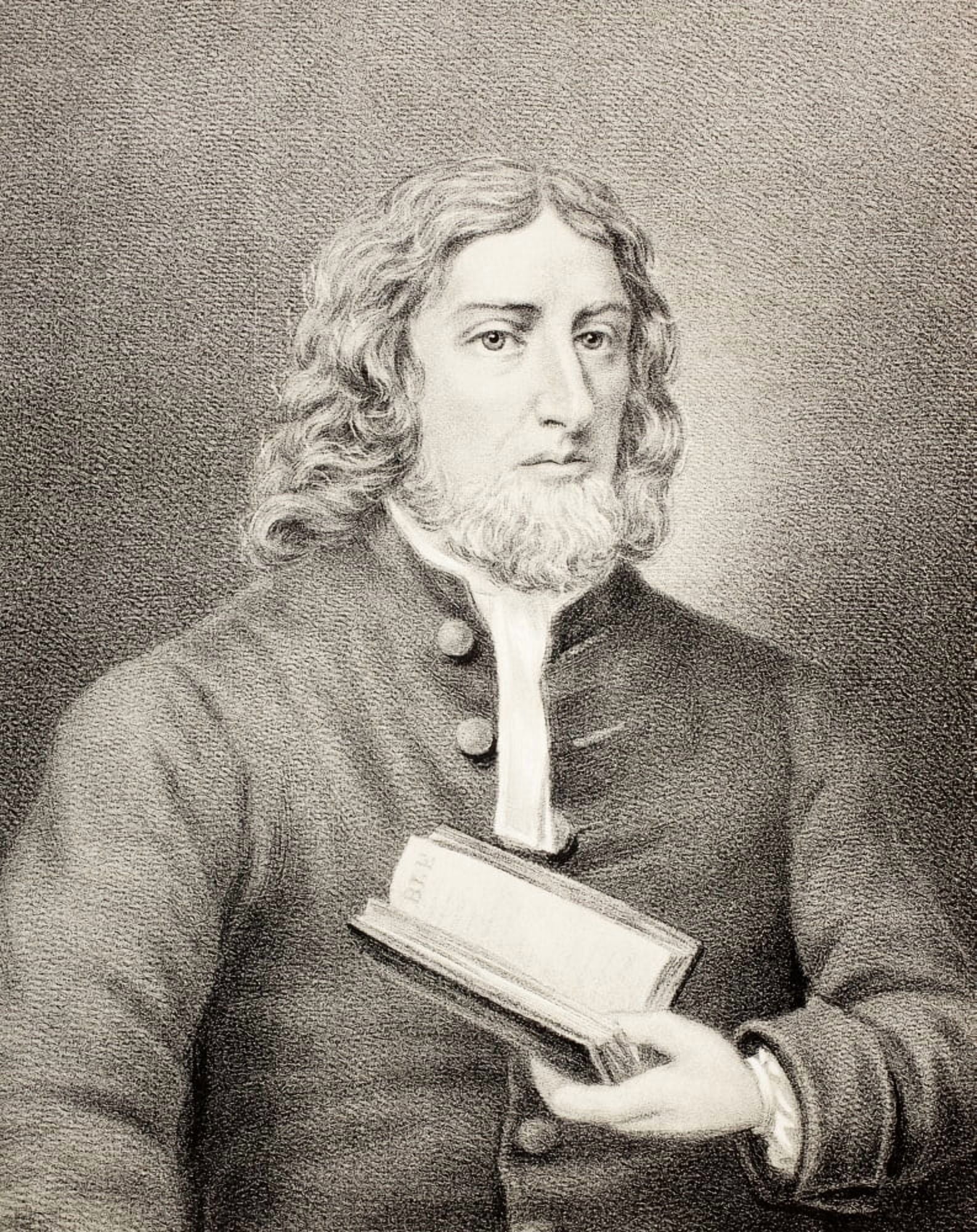 John Welsh Of Ayr 1568-1622 Scottish Presbyterian Leader From The Scots Worthies According To Howies Second Edition 1781 Published 1879 Canvas Art - Ken Welsh Design Pics (13 x 16)