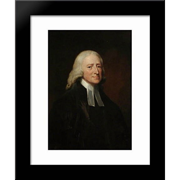 John Wesley (1703-1791) 20x24 Framed Art Print by George Romney