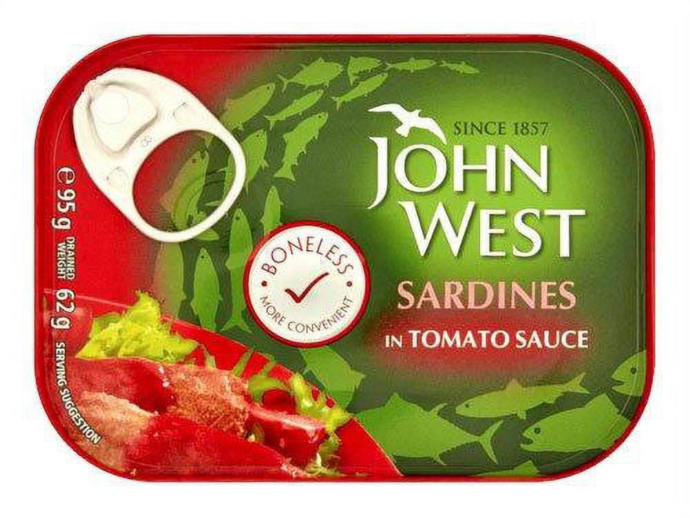 John West Boneless Sardines In Tomato Sauce 95G