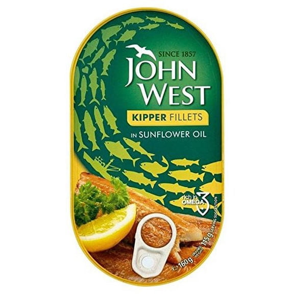 John West Kipper Fillets in Oil 160g - Pack of 6