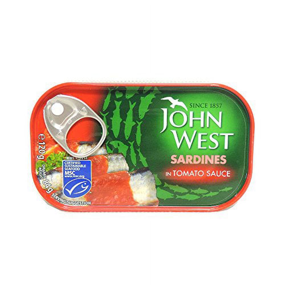 John West Sardines in Tomato Sauce 120g (Case of 12)