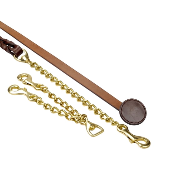 John Whitaker LCL Leather Horse Lead Rope
