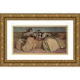 thumbnail image 1 of John White Alexander 18x11 Gold Ornate Wood Frame and Double Matted Museum Art Print Titled - Panel for Music Room (1894), 1 of 4