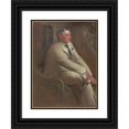 thumbnail image 1 of John White Alexander 19x24 Black Ornate Framed Double Matted Museum Art Print Titled: Portrait of William Denny (1902), 1 of 5