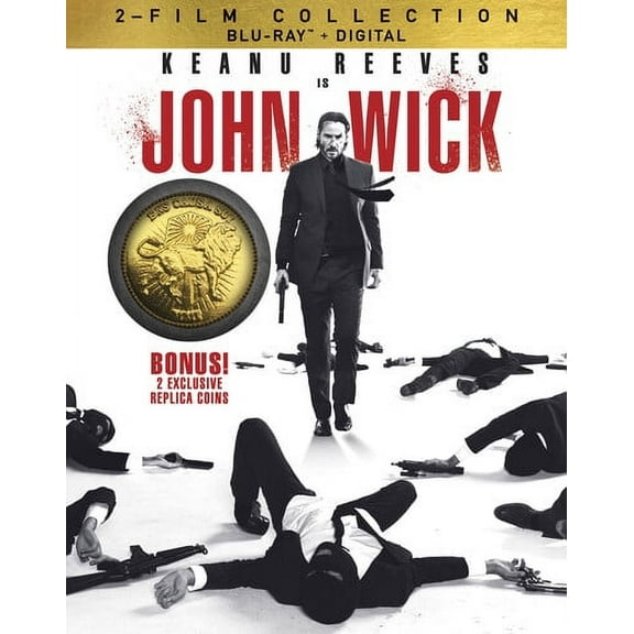 John Wick 1 & 2 (Walmart Exclusive) (Blu-ray + Digital Copy) (Walmart Exclusive), Lions Gate, Action & Adventure