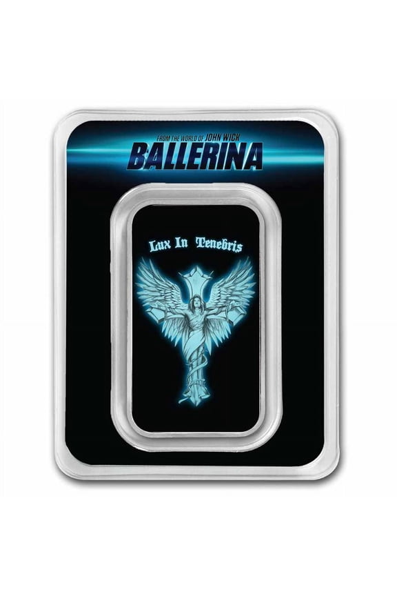 1 oz Silver Ballerina Tattoo Bar w/ TEP