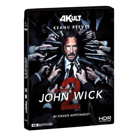 John Wick 2 "4Kult"- 4K (4K Ultra-HD+ Blu-Ray Hd) ( Blu Ray) (4K Ultra HD) Keanu Reeves