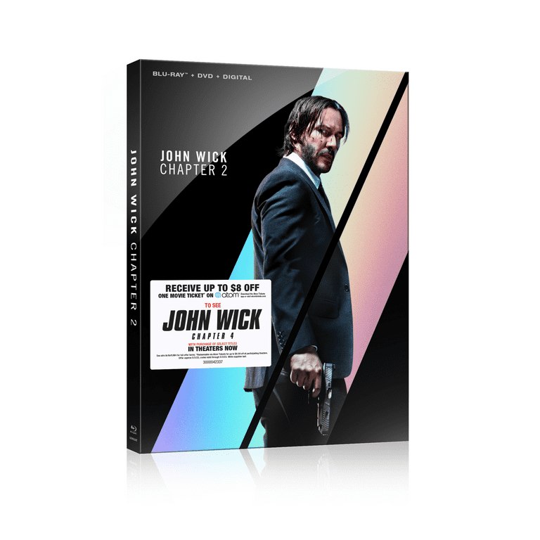 John Wick 2 (Walmart Exclusive) (Blu-ray + DVD + Digital Copy) $8 Movie  Cash for John Wick 4